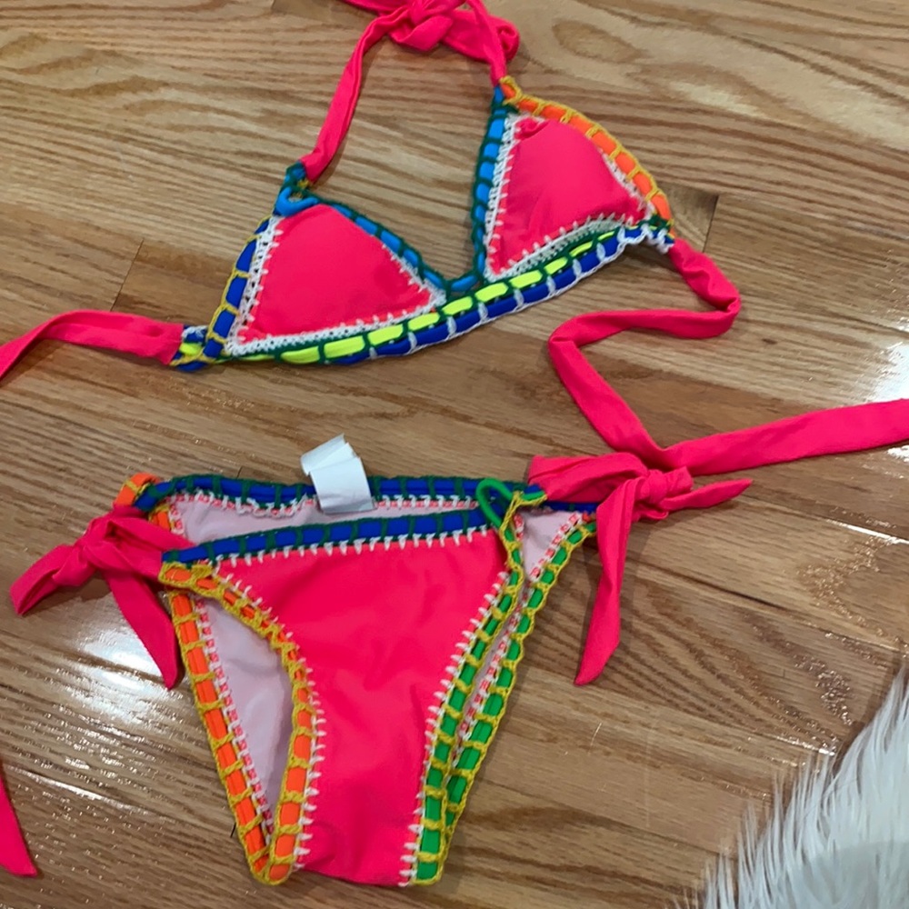 Pink bikini